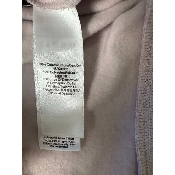 DKNY Sport Women's Sequin Pullover Fleece Hoodie ALLURE NWT SIZE L - Picture 7 of 12